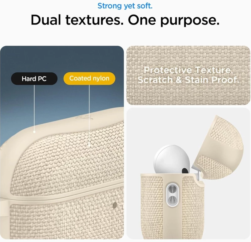 Θήκη AirPods Pro 3rd Gen Spigen Urban Fit Σκληρή - Dune Beige (ACS10020)