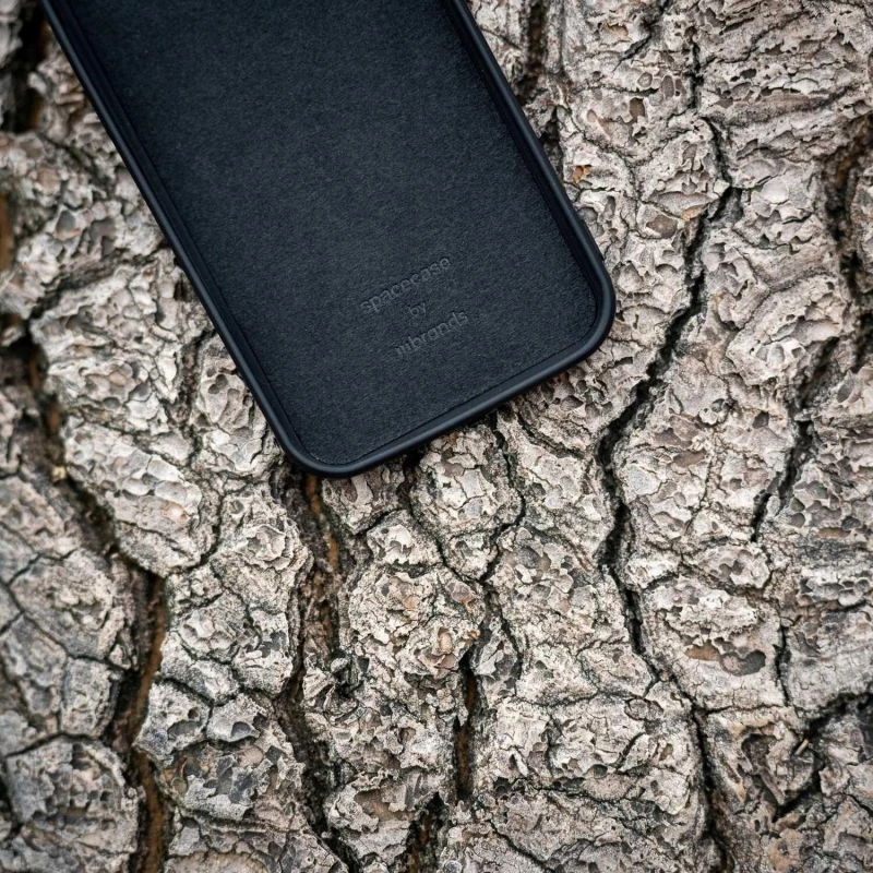 Θήκη iPhone 12 / 12 Pro Spacecase Silicone Case Σιλικόνης - Black (5905123433559)