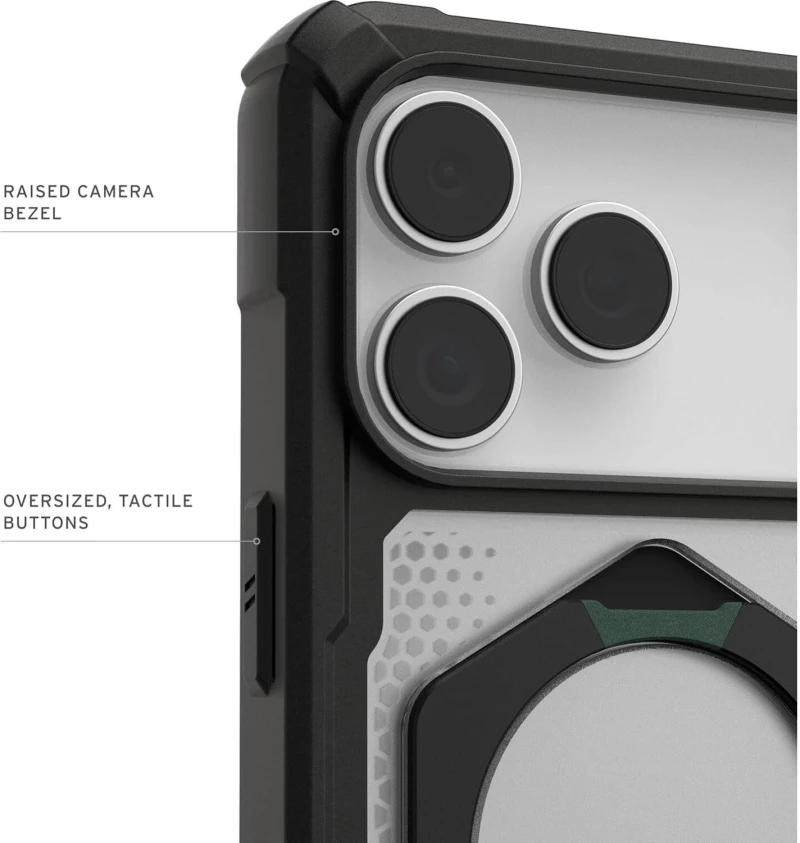 Θήκη iPhone 17 Pro Max UAG Plasma XTE Ανθεκτική με MagSafe & Kickstand - Black / Clear (11452811404G)