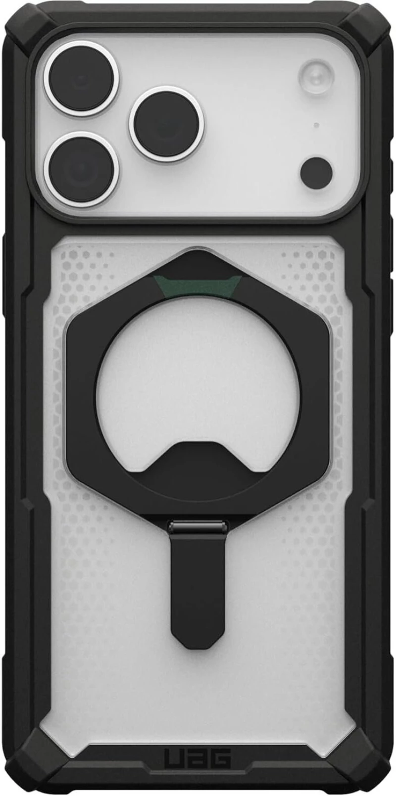 Θήκη iPhone 17 Pro Max UAG Plasma XTE Ανθεκτική με MagSafe & Kickstand - Black / Clear (11452811404G)