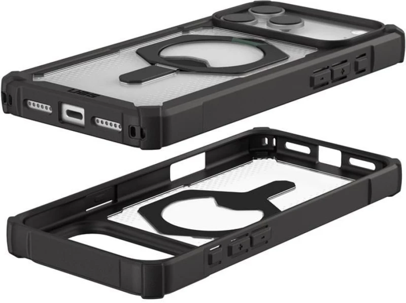Θήκη iPhone 17 Pro Max UAG Plasma XTE Ανθεκτική με MagSafe & Kickstand - Black / Clear (11452811404G)