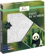 PAINT BY NUMBERS 20Χ20 εκ. ΠΑΝΤΑ & 4 ΠΙΝΕΛΑ (#002.AR2009-GE)