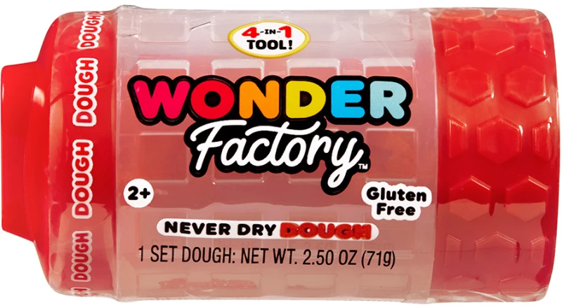 WONDER FACTORY NEVER DRY DOUGH ΜΟΝΟ ΒΑΖΑΚΙ ΚΟΚΚΙΝΟ (#595069-EUC)