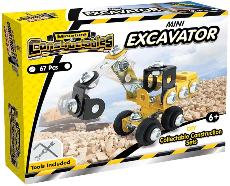 CONSTRUCT IT ΚΑΤΑΣΚΕΥΗ MINI EXCAVATOR ΚΙΤΡΙΝΟ 67 τεμ. (#BMS-10311)