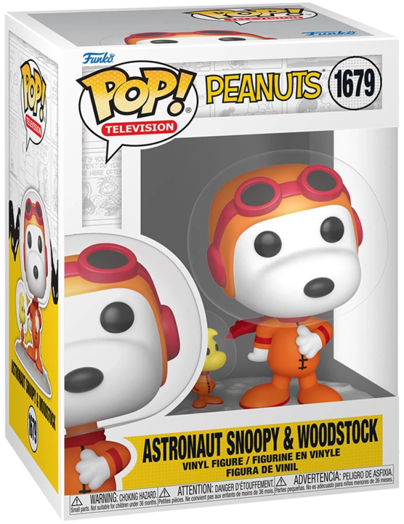 FUNKO POP! TELEVISION: PEANUTS - ASTRONAUT SNOOPY & WOODSTOCK ΦΙΓΟΥΡΑ ΒΙΝΥΛΙΟΥ 1679 (#101362)
