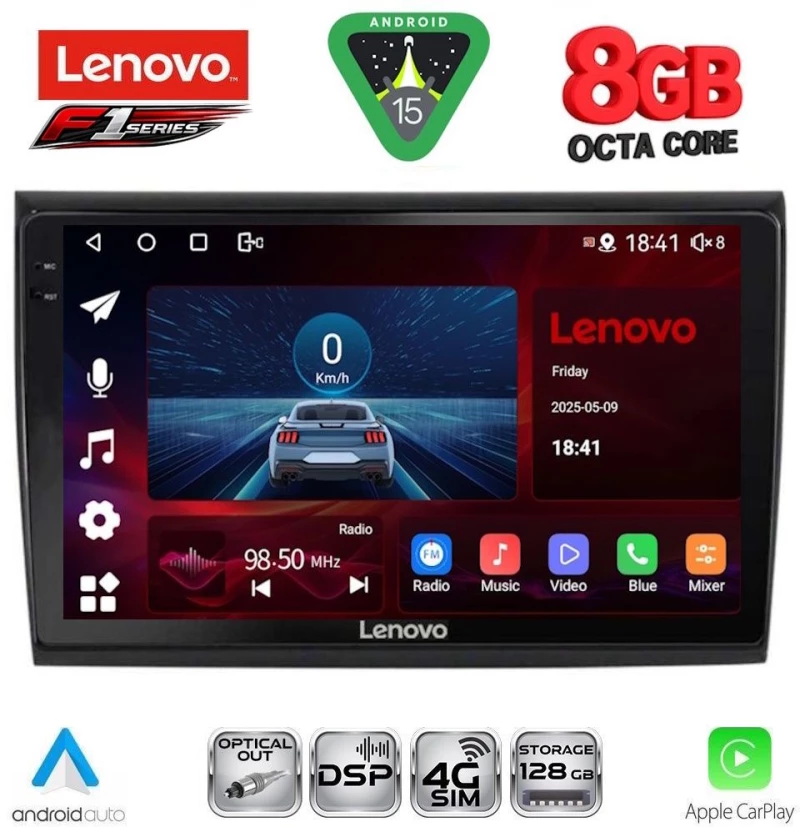LENOVO SSR 10136_CPA (9inc) MULTIMEDIA TABLET for FIAT BRAVO mod. 2007-2019