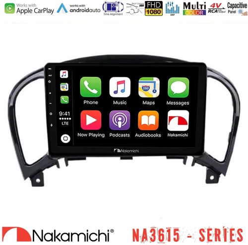 Nakamichi NA3615 Series Με Wireless Carplay & Android Auto  Nissan Juke Media Station Tablet 9"