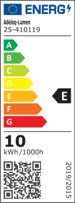 Adeleq Σποτ Ράγας 4 Γραμμών LED 10W Ντιμαριζόμενο 230V 4000K 36 Μοιρών Μαύρο 25-410119