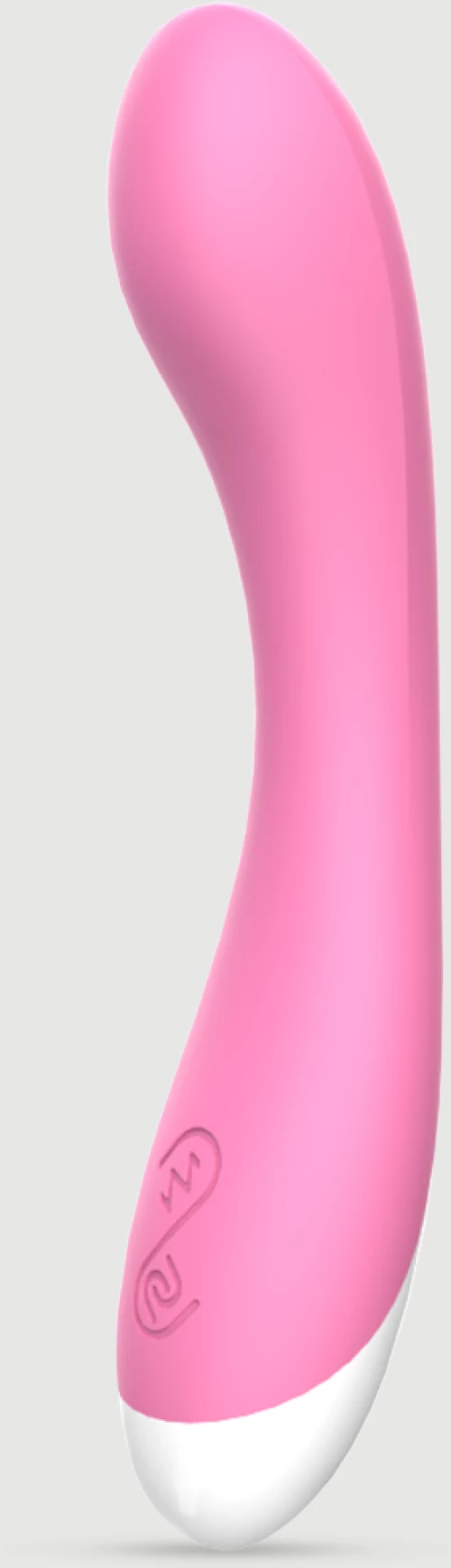 Λείος Premium Δονητής Σημείου G Σιλικόνης Anthea Smooth Premium Silicone G-Spot Vibrator - Ροζ