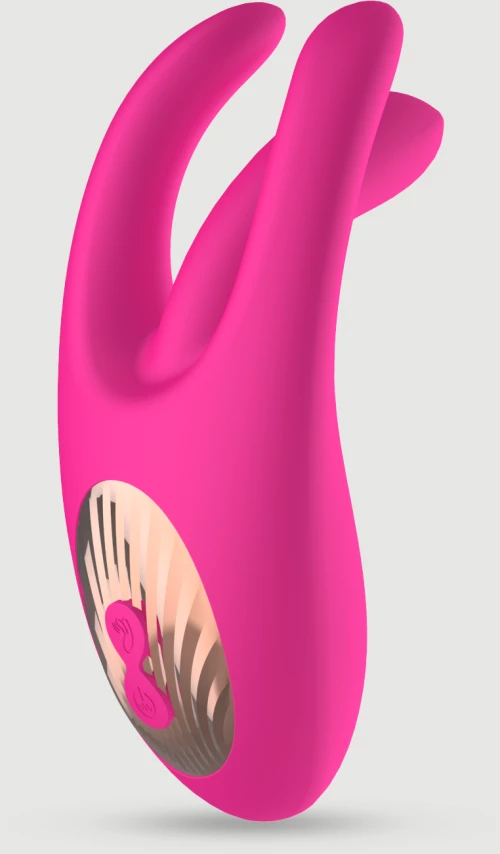 Κλειτοριδικός Δονητής Σιλικόνης The Flicking Finger Silicone Clitoral Vibrating Stimulator - Ροζ
