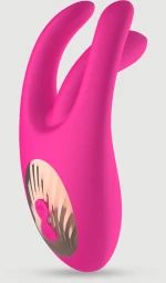 Κλειτοριδικός Δονητής Σιλικόνης The Flicking Finger Silicone Clitoral Vibrating Stimulator - Ροζ