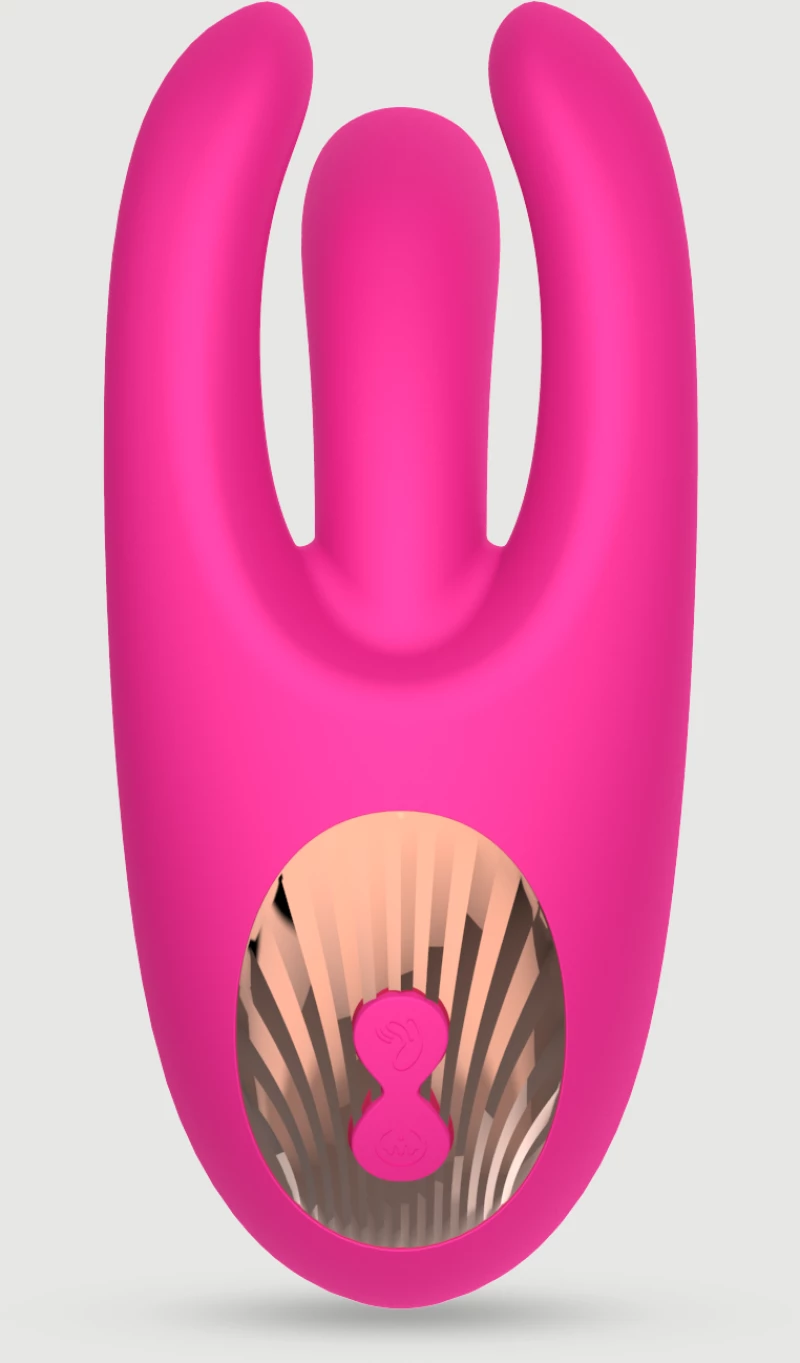 Κλειτοριδικός Δονητής Σιλικόνης The Flicking Finger Silicone Clitoral Vibrating Stimulator - Ροζ