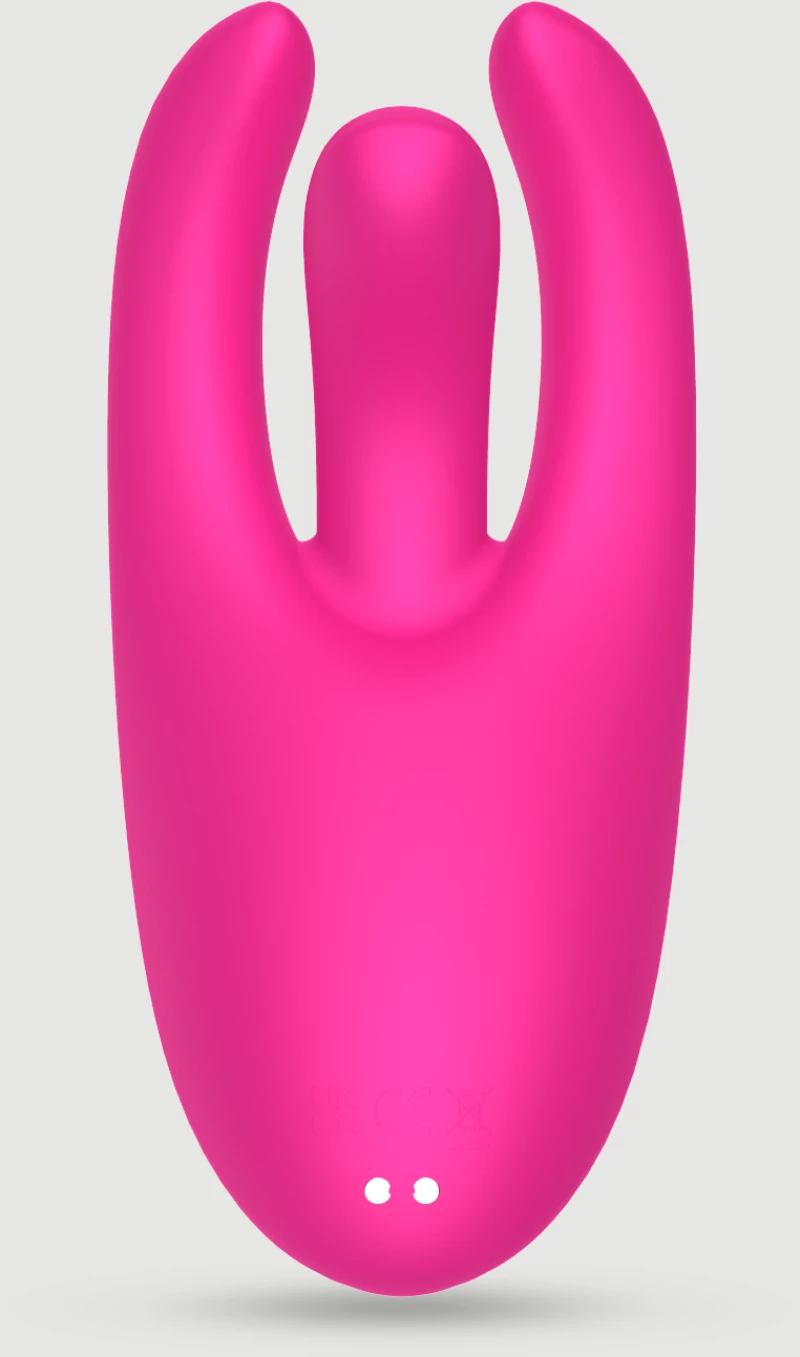 Κλειτοριδικός Δονητής Σιλικόνης The Flicking Finger Silicone Clitoral Vibrating Stimulator - Ροζ
