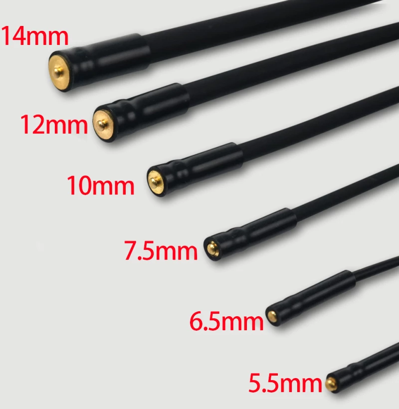 Sound Ουρήθρας Σιλικόνης 350 x 11 mm Silicone Urethral Sound - Μαύρο
