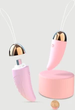 Κυρτός Δονητής Χειρός Σιλικόνης Curved Delight Silicone Handheld Bullet Vibrator - Βιολετί