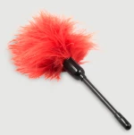 Φουντωτό Tickler Με Λαβή Feather Tickler With Handle - Κόκκινο