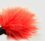 Φουντωτό Tickler Με Λαβή Feather Tickler With Handle - Κόκκινο