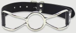 Μεταλλικό Spider Gag Με Δερμάτινο Ιμάντα Metal Spider Gag With Leather Strap – Ασημί/Μαύρο