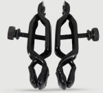 Σφιγκτήρες Θηλών Με Ροδέλα Πίεσης Nipple Clamps With Screw Adjuster – Μαύρο