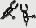 Σφιγκτήρες Θηλών Με Ροδέλα Πίεσης Nipple Clamps With Screw Adjuster – Μαύρο