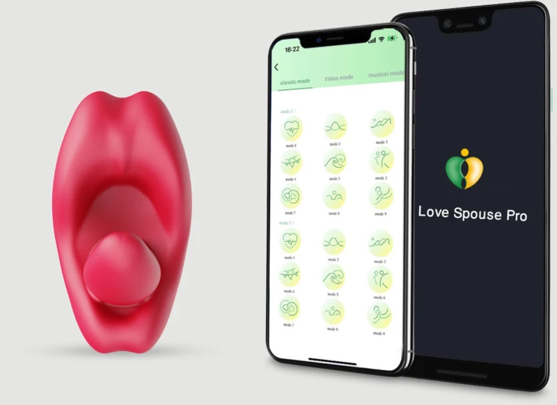 Δονούμενη Γλώσσα Με Application Your Tongue On Me Application Controlled Vibrating Stimulator - Κόκκινη