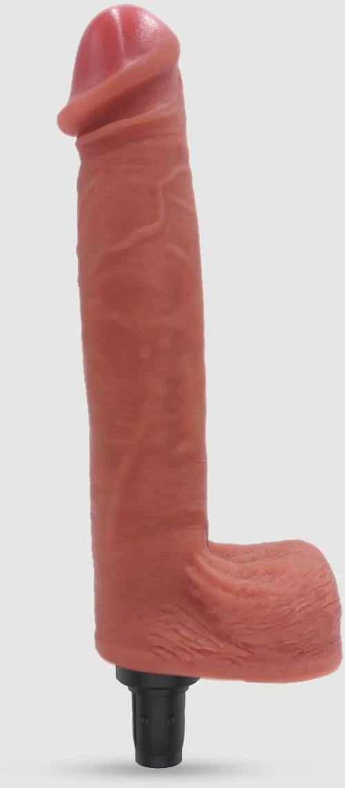 Ρεαλιστικός Δονητής Σιλικόνης Για Sexopolis Sex Machines 22 cm Realistic Silicone Vibrator For Sexopolis Sex Machines - Φυσικό Χρώμα