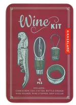 Kikkerland - Wine Kit - 6.25 x 4 x 0.75 inches / Home and Kitchen