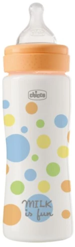 Chicco Μπιμπερό Πλαστικό Perfect Easy Κατά των Κολικών Σιέλ 330ml 4m+ A60-20245-20