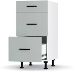 Modest Κάτω Ντουλάπι Συρταριέρα Γκρι  40x48x82 εκ