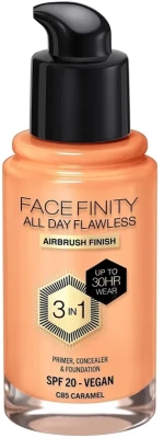 Max Factor - Facefinity All Day Flawness 3in1 Liquid Foundation - 85 Caramel / Beauty
