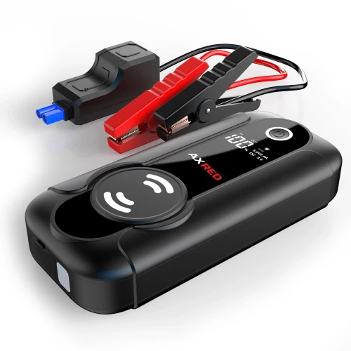 ΕΚΚΙΝΗΤΗΣ ΜΠΑΤΑΡΙΑΣ AXRED X-10 και POWERBANK ΜΕ ΦΑΚΟ ΑΣΥΡΜΑΤΗ ΦΟΡΤΙΣΗ ΓΙΑ ΚΙΝΗΤΑ ΤΗΛΕΦΩΝΑ BAT.0011