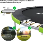 Τραμπολίνο κήπου Zipro Jump Pro OUT με εξωτερικό δίχτυ 4FT 127cm