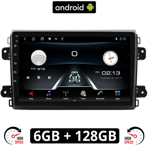 FIAT DUCATO (μετά το 2021) Android οθόνη αυτοκίνητου 6GB με GPS WI-FI (ηχοσύστημα αφής 9" ιντσών OEM Youtube Playstore MP3 USB Radio Bluetooth Mirrorlink εργοστασιακή, 4x60W, AUX)