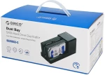 ORICO docking station για 2.5" ή 3.5" SATA HDD/SSD 6528US3-C, 2 θέσεων, 5Gbps, clone function, μαύρο