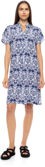 Γυναικείο Beachdress Pink Label -  BLUE TROPICAL - Κοντομάνικο - Viscose