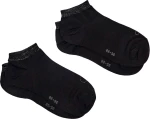 Γυναικείες Κάλτσες  Calvin Klein - Shiny logo - Μαύρες Κοντές - 2Pack - Cotton