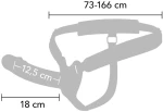 HIDDEN DESIRE - INFERNO VIBRATING PENIS SLEEVE STRAP-ON 18 CM