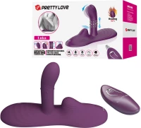 PRETTY LOVE - LUKA SIT-DOWN VIBRATOR WITH HEAT EFFECT AND REMOTE CONTROL