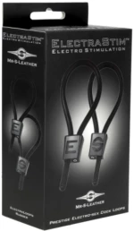 ELECTRASTIM - PRESTIGE ELECTRA LOOPS ADJUSTABLE COCK RINGS BLACK