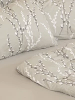 Σετ Σεντόνια Cotton Feelings 2054 Grey Μονό με λάστιχο(105x205 30)