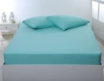 Σεντόνι με λάστιχο jersey (180cm x 200cm   35cm) sea green