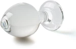 Clear Glass Anal Plug