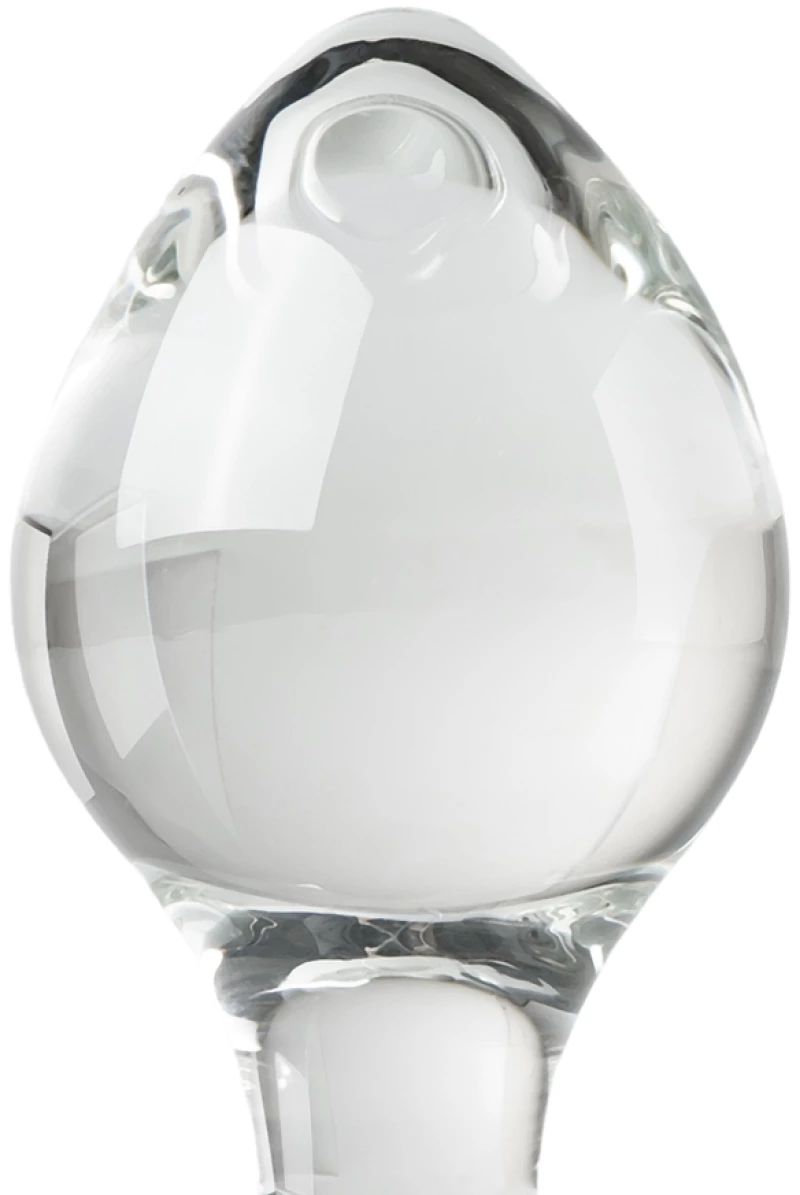 Clear Glass Anal Plug