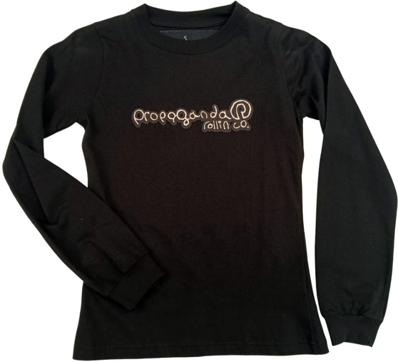 Longsleeve Propaganda Womens Logo Black