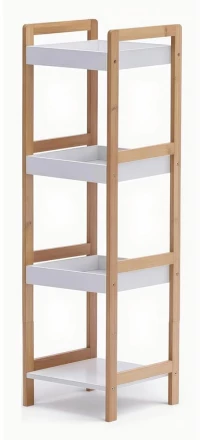 Ραφιέρα 4 επιπέδων Nextdeco μπαμπού Υ98x35x30εκ