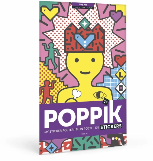 Μεγάλο Πόστερ με 1600 αυτοκόλλητα – Pop Art - Poppik