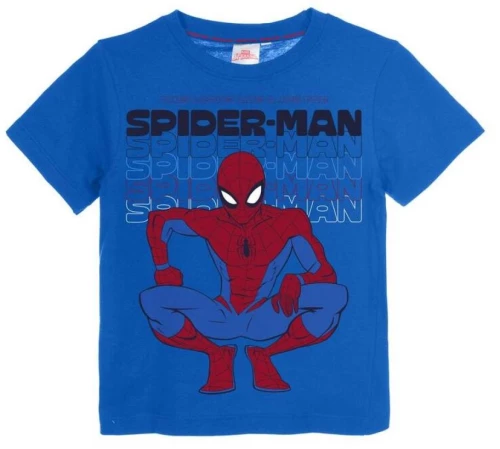 Μπλούζα κοντομάνικη αγόρι "Spiderman" ρουά