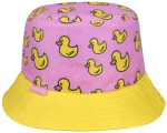Στρογγυλό καπέλο "Ducks" ροζ