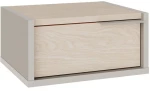 Κομοδίνο Επιτοίχιο Eco 0279160 40x33x18,5cm Light Oak-Sand
