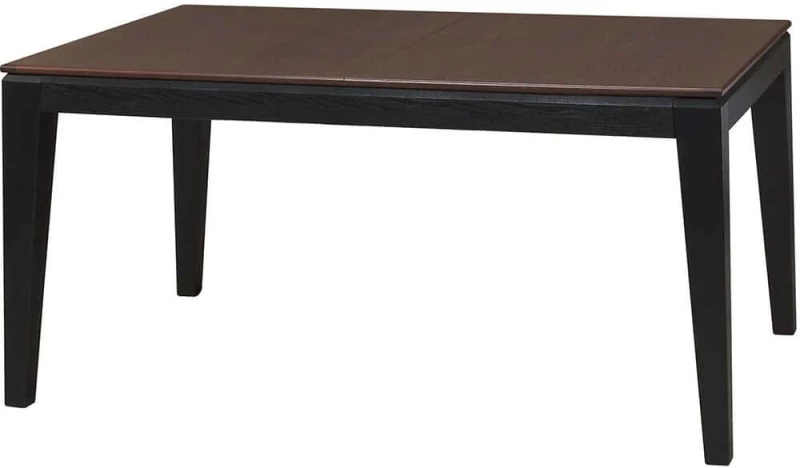 Τραπέζι Επεκτεινόμενο Davido 162745379 160/240x100x75cm Dark Brown-Black Μοριοσανίδα,Mdf
